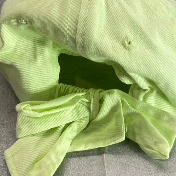 BP. Women's Solid Green Bow Adjustable Strap Baseball Cap SZ OS - Picture 4 of 6